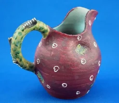Vintage Keramikkaraffe von the Maiolica Artigiana Umbra Factory, 1950er