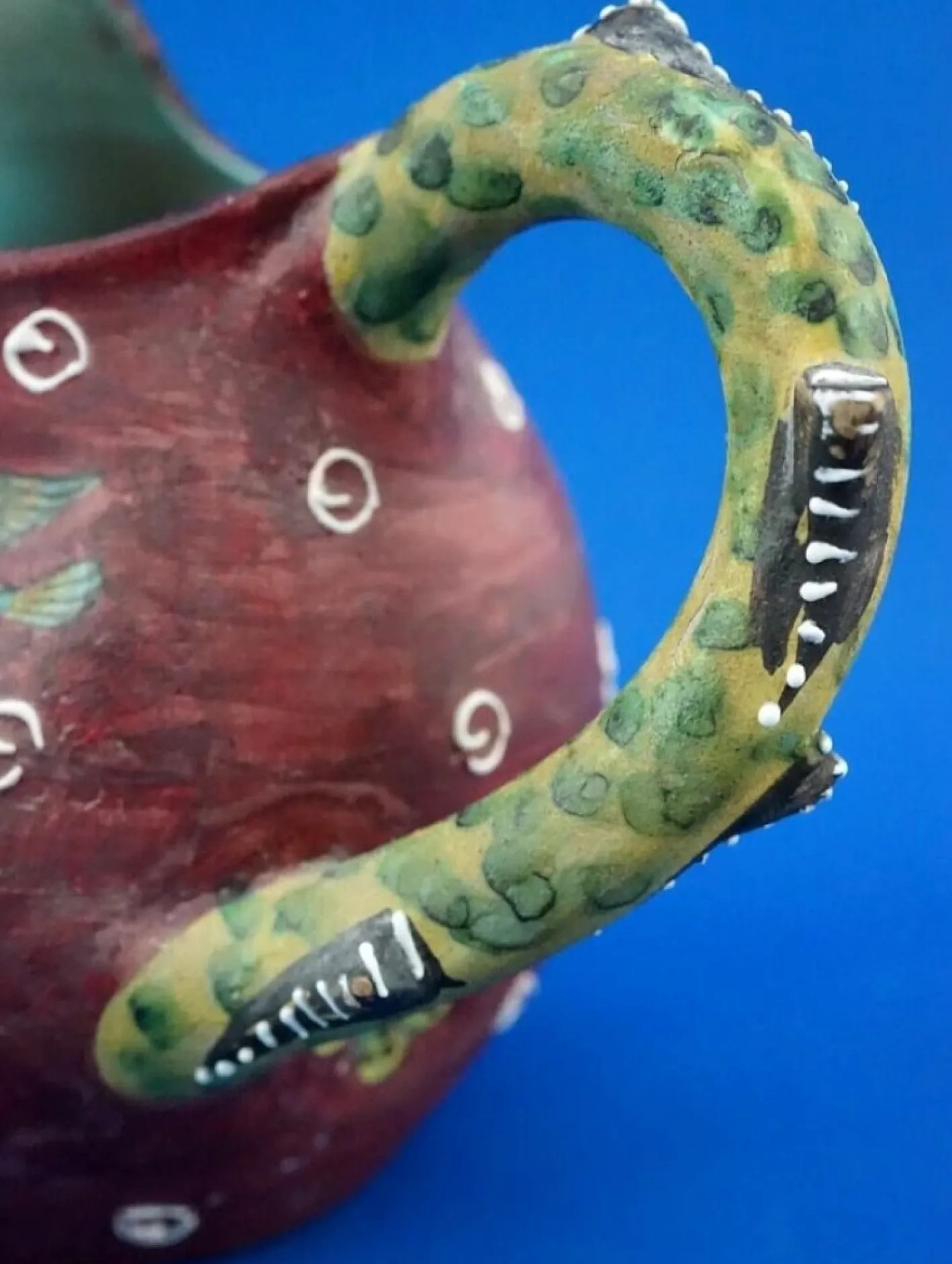 Vintage Keramikkaraffe von the Maiolica Artigiana Umbra Factory, 1950er