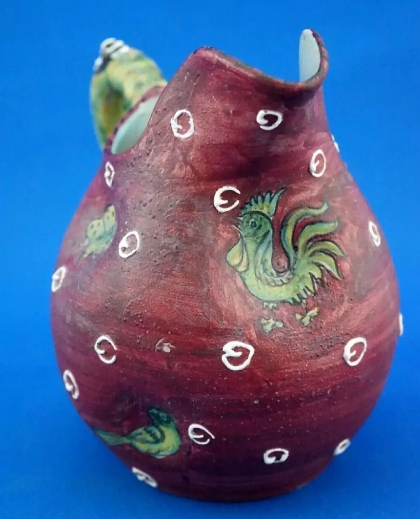 Vintage Keramikkaraffe von the Maiolica Artigiana Umbra Factory, 1950er