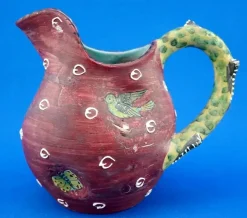 Vintage Keramikkaraffe von the Maiolica Artigiana Umbra Factory, 1950er
