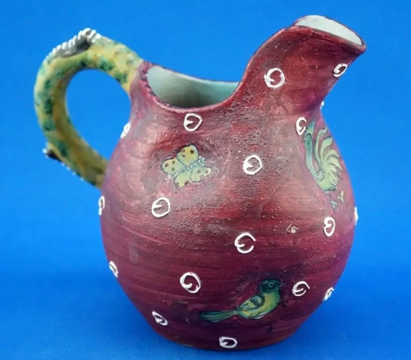 Vintage Keramikkaraffe von the Maiolica Artigiana Umbra Factory, 1950er