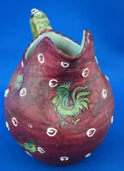 Vintage Keramikkaraffe von the Maiolica Artigiana Umbra Factory, 1950er