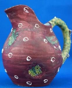 Vintage Keramikkaraffe von the Maiolica Artigiana Umbra Factory, 1950er