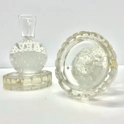 Vintage Kerzenhalter aus Muranoglas, 1940, 2er Set