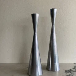 Vintage Kerzenhalter von Erika Pekkari, 1990, 2er Set