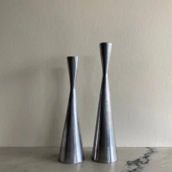 Vintage Kerzenhalter von Erika Pekkari, 1990, 2er Set