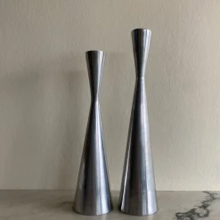 Vintage Kerzenhalter von Erika Pekkari, 1990, 2er Set