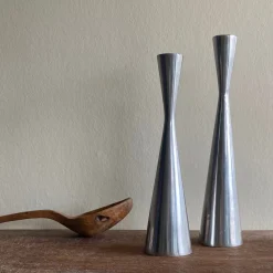 Vintage Kerzenhalter von Erika Pekkari, 1990, 2er Set