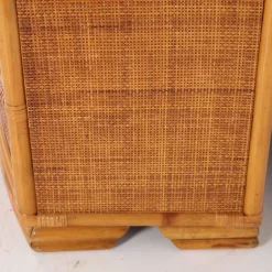 Vintage Kommode aus Rattan, 1970er
