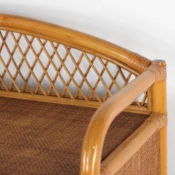Vintage Kommode aus Rattan, 1970er