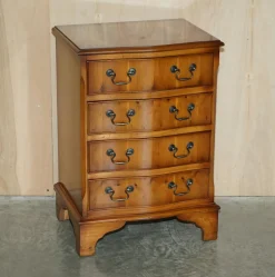 Vintage Kommode aus Wurzel- & Wurzel-Eibenholz, 2er Set