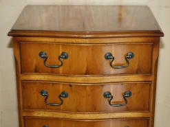 Vintage Kommode aus Wurzel- & Wurzel-Eibenholz, 2er Set
