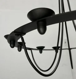 Vintage Kronleuchter aus Schmiedeeisen von Ehlén Johansson für Ikea, 1990er