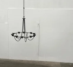 Vintage Kronleuchter aus Schmiedeeisen von Ehlén Johansson für Ikea, 1990er
