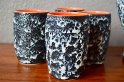 Vintage Krug und Tassen aus Keramik von Marius Musarra für Mabyjo, 1970er, 5er Set