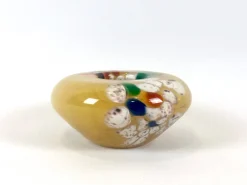 Vintage Kunstglas Kerzenhalter von Kaspar Silesia, 1960er