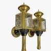 Vintage Kutschenlaterne Wandlampen, 1950er, 2er Set