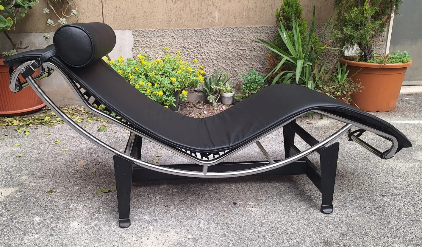 Vintage LC4 Sessel von Le Corbusier für Cassina, 1970er