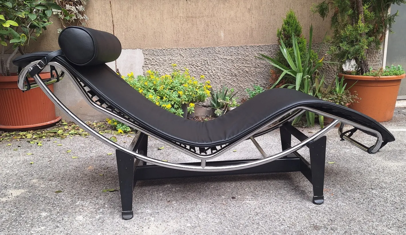 Vintage LC4 Sessel von Le Corbusier für Cassina, 1970er