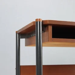 Vintage Mahogany Veneer Dressing Table, Italy, 1960s