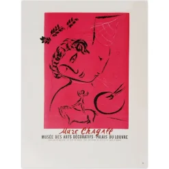 Vintage Marc Chagall Poster, 1959