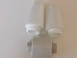 Vintage Modell 6068 Wandlampe aus Keramik von Wilhelm Wagenfeld für Lindner, 1958