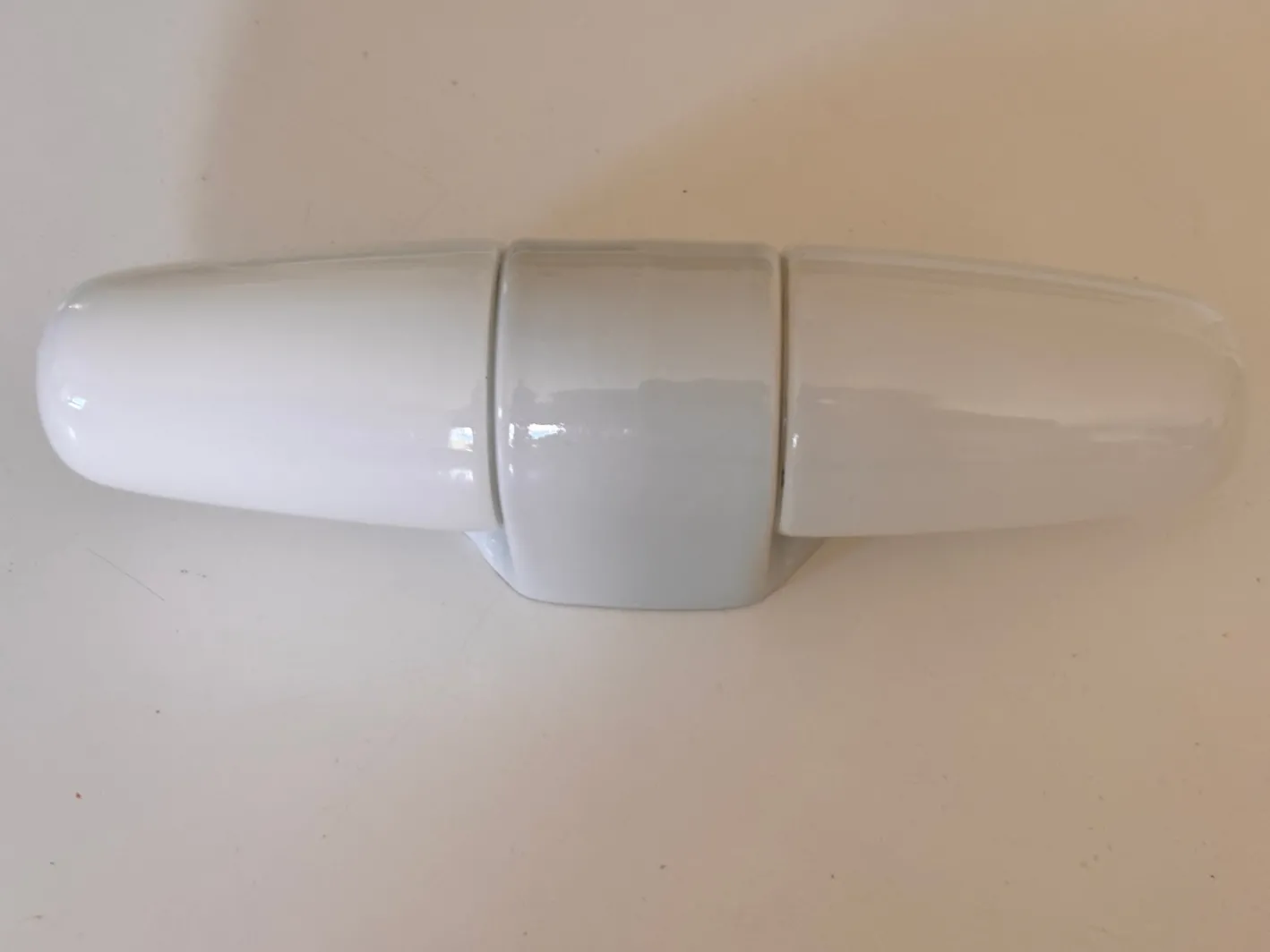 Vintage Modell 6068 Wandlampe aus Keramik von Wilhelm Wagenfeld für Lindner, 1958