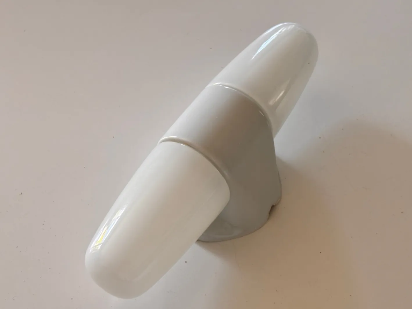 Vintage Modell 6068 Wandlampe aus Keramik von Wilhelm Wagenfeld für Lindner, 1958
