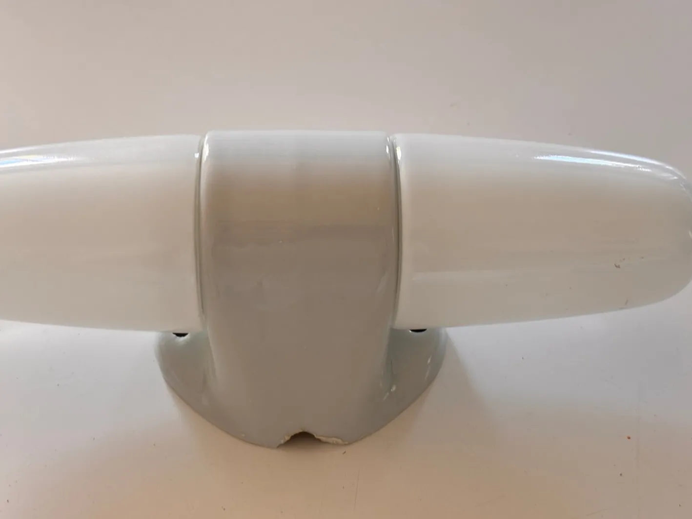 Vintage Modell 6068 Wandlampe aus Keramik von Wilhelm Wagenfeld für Lindner, 1958