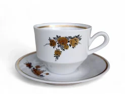 Vintage Mokkatassen-Set von Graf von Henneberg Ilmenau, 1960er, 8er Set