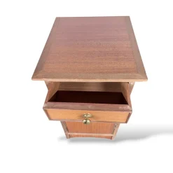 Vintage Nachtschränke aus Holz, 2er Set