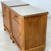 Vintage Nachttische aus Holz, 2er Set
