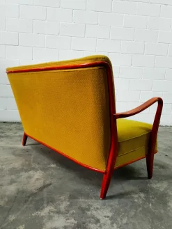 Vintage Nordic Sofa in Senfgelb, 1970