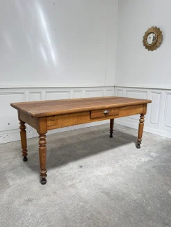 Vintage Oak Worktable, 1960s