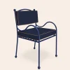 Vintage Panarea Sessel in Mare mit Bezug in Blau & Graubraun von Ceraudo, 2010er