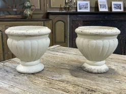 Vintage Pflanzgefäße aus Stein, 1970er, 2er Set