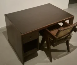 Vintage PJ-BU-02-A Pigeonhole Schreibtisch von Pierre Jeanneret, 1950er