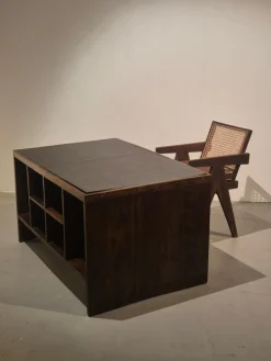 Vintage PJ-BU-02-A Pigeonhole Schreibtisch von Pierre Jeanneret, 1950er