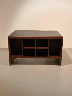Vintage PJ-BU-02-A Pigeonhole Schreibtisch von Pierre Jeanneret, 1950er