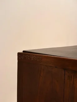 Vintage PJ-BU-02-A Pigeonhole Schreibtisch von Pierre Jeanneret, 1950er
