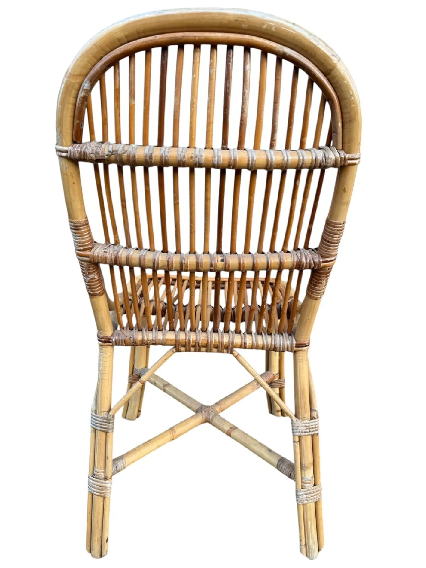 Vintage Rattan Stühle, 1960er, 4er Set