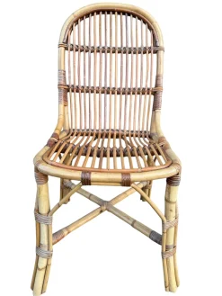 Vintage Rattan Stühle, 1960er, 4er Set