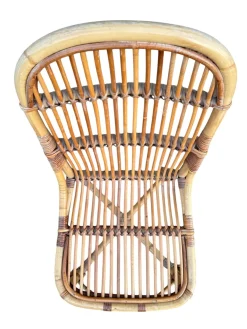 Vintage Rattan Stühle, 1960er, 4er Set