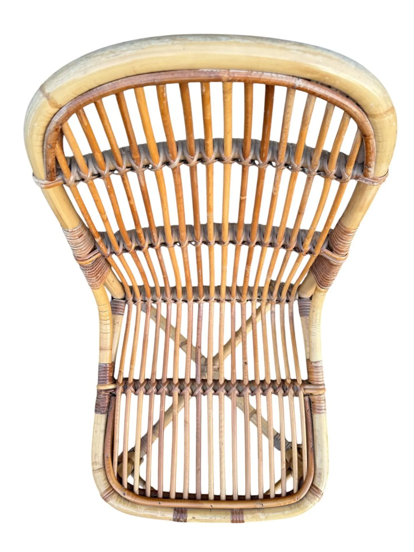 Vintage Rattan Stühle, 1960er, 4er Set