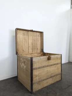 Vintage Reisekoffer aus Holz