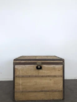 Vintage Reisekoffer aus Holz