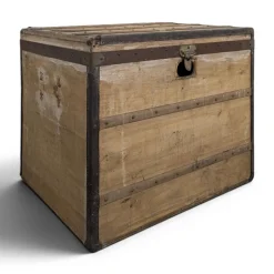 Vintage Reisekoffer aus Holz