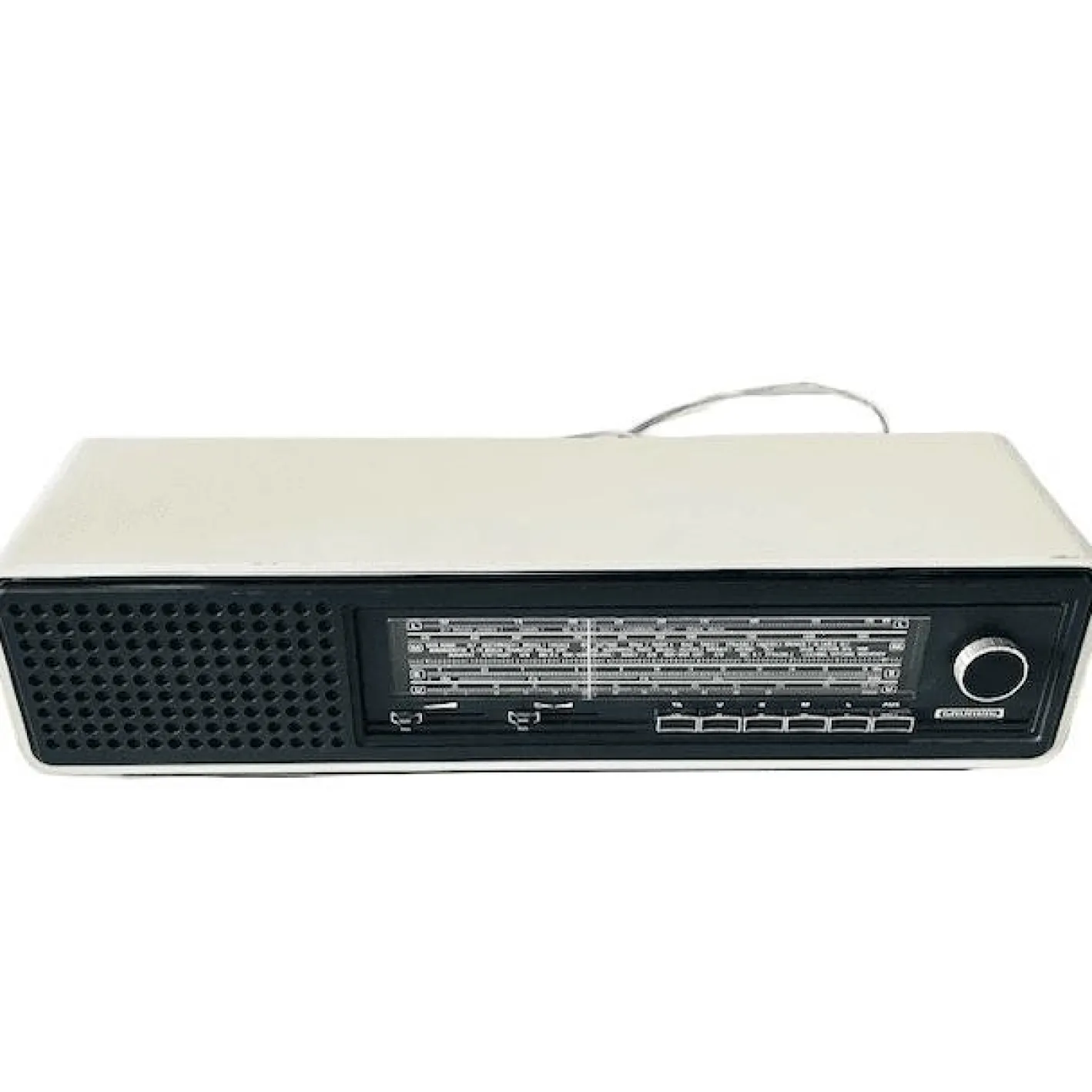 Vintage RF 420 Grundig Radio in Weiß, 1970er