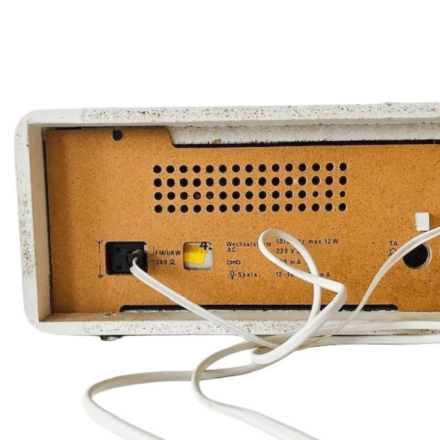 Vintage RF 420 Grundig Radio in Weiß, 1970er