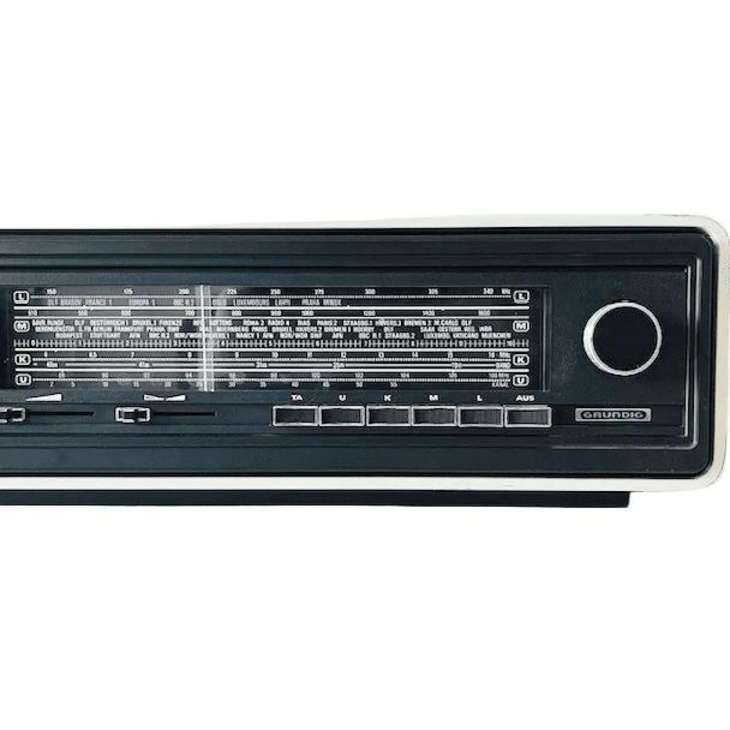 Vintage RF 420 Grundig Radio in Weiß, 1970er